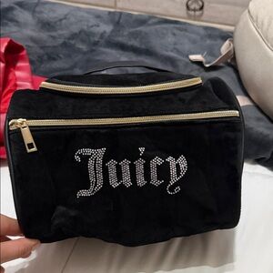 Juicy Couture Black Bag with Pink Interior